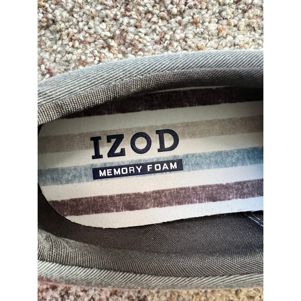 NWT Men's IZOD Rangley Canvas Shoe, Size 10, Gray, Lace Up, Classic, Casual - Picture 5 of 8